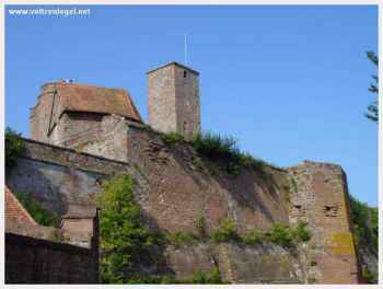 Château de Lichtenberg dans les Vosges du Nord en Alsace
