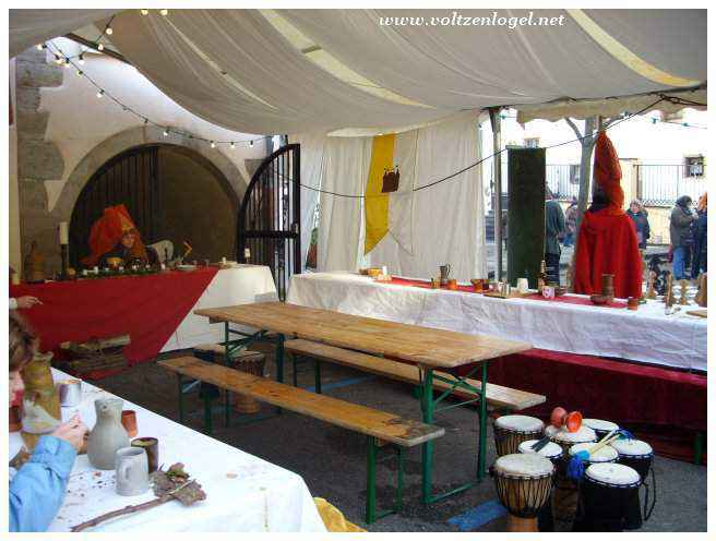Marché médiéval de Ribeauvillé : magie de Noël et traditions alsaciennes