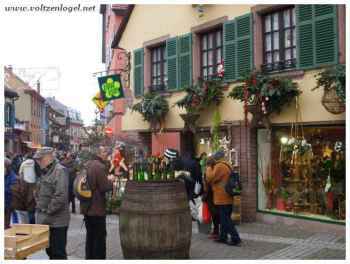 Le marché médiéval de Noël a Ribeauvillé en Alsace