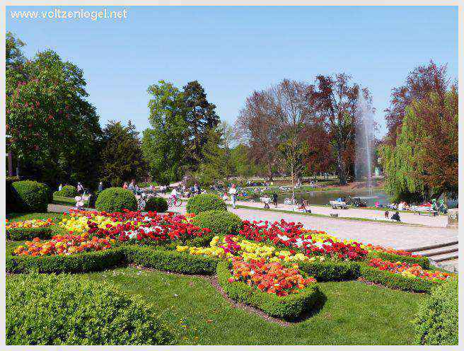 Paysage verdoyant du Parc de l'Orangerie