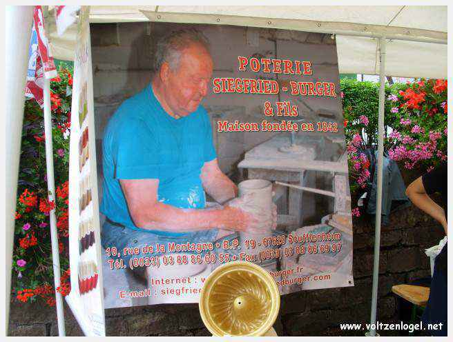 la poterie Siegfried Burger de Soufflenheim vente de poteries culinaires