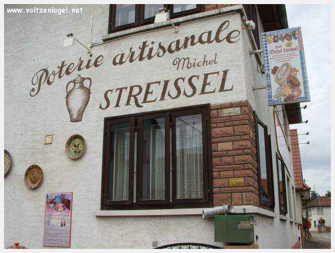 Atelier de poterie artisanale Michel Streissel à Soufflenheim en Alsace