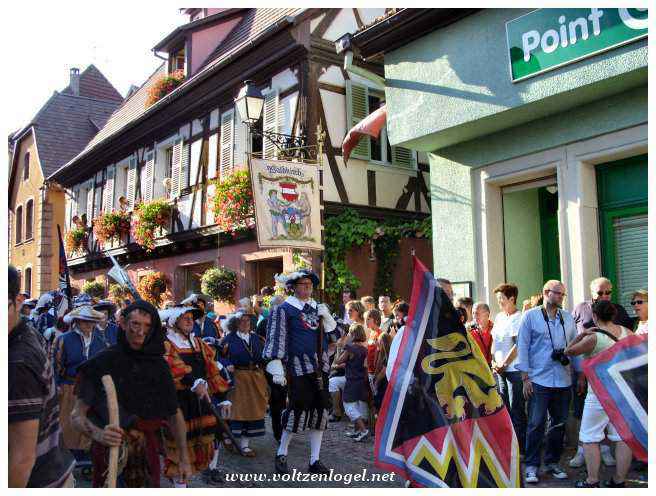 Le Pfifferdaj à Ribeauvillé. Fête des Ménétriers en Alsace