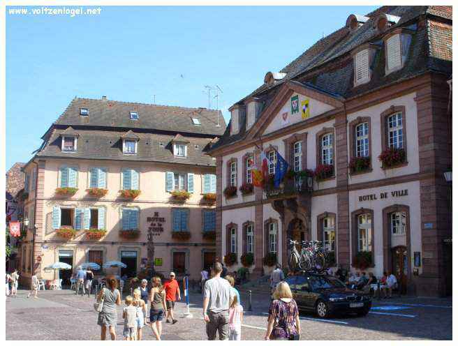 Château médiéval dominant les vignobles de Ribeauvillé en Alsace.