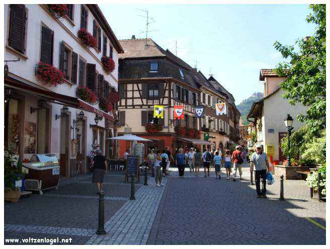 Visite de Ribeauvillé une petite ville très populaire et touristique