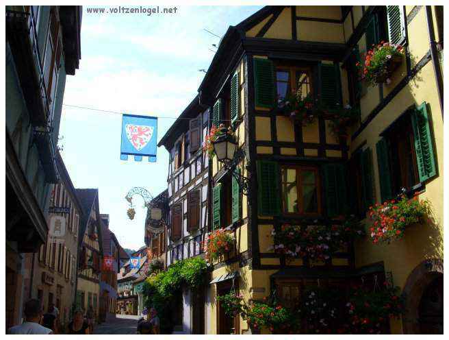 Château médiéval dominant les vignobles de Ribeauvillé en Alsace.