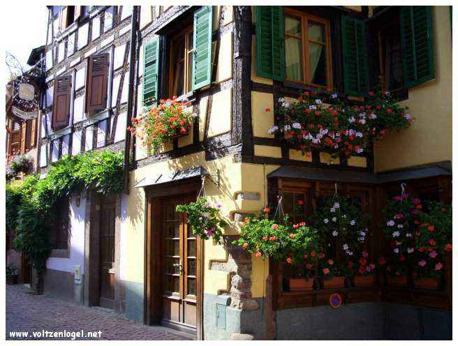 Château médiéval dominant les vignobles de Ribeauvillé en Alsace.