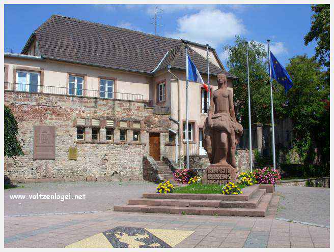 Saverne dans l'Est de la France en région Alsace