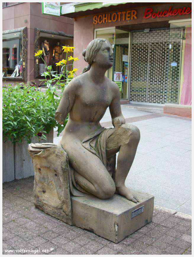 Château des Rohan dominant le canal de la Marne au Rhin à Saverne