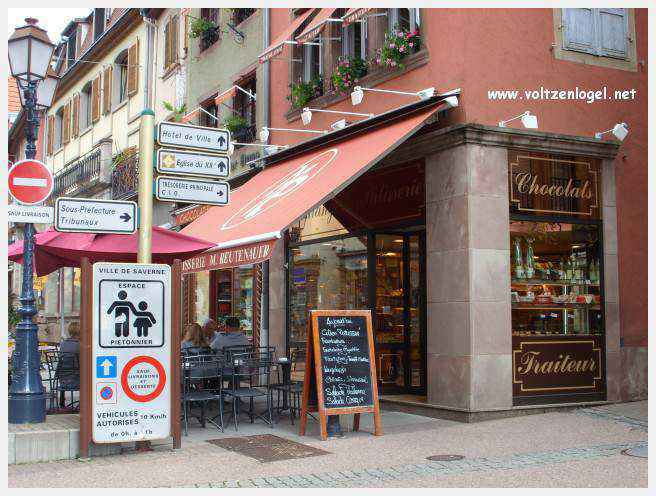 Château des Rohan dominant le canal de la Marne au Rhin à Saverne