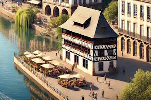 Les maisons à colombages et les canaux de la Petite France
