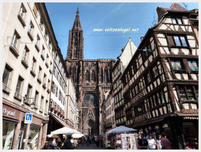 La cathédrale Notre-Dame de Strasbourg en région Grand Est