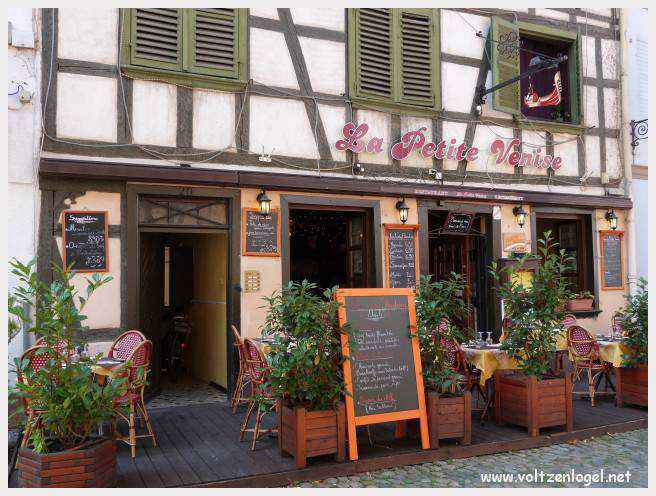 Restaurant traditionnel La Petite Venise 20 rue des Moulins à Strasbourg