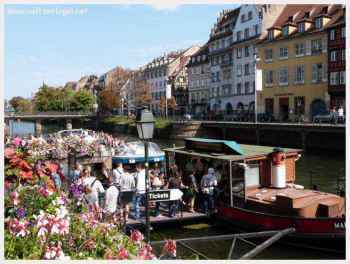 La ville de Strasbourg en Alsace. Visite des quartiers touristiques