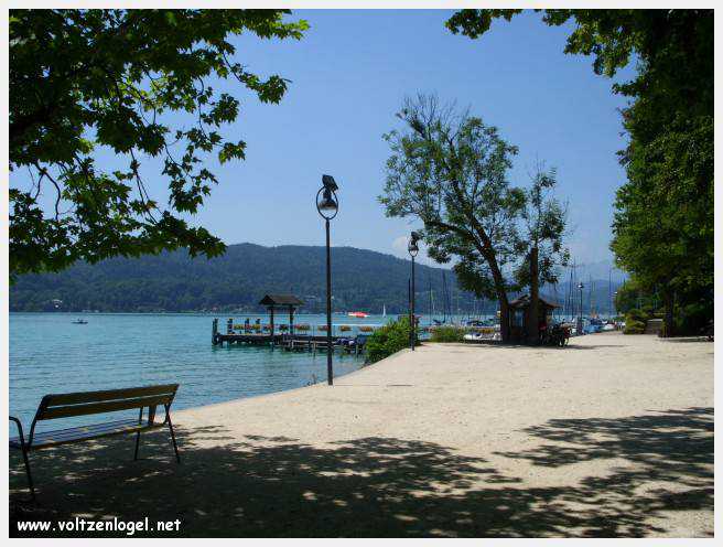 Détente sur les rives du lac de Woerth à Krumpendorf.