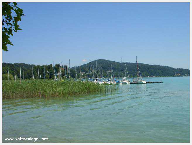 Détente sur les rives du lac de Woerth à Krumpendorf.
