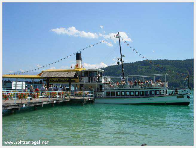 Détente sur les rives du lac de Woerth à Krumpendorf.