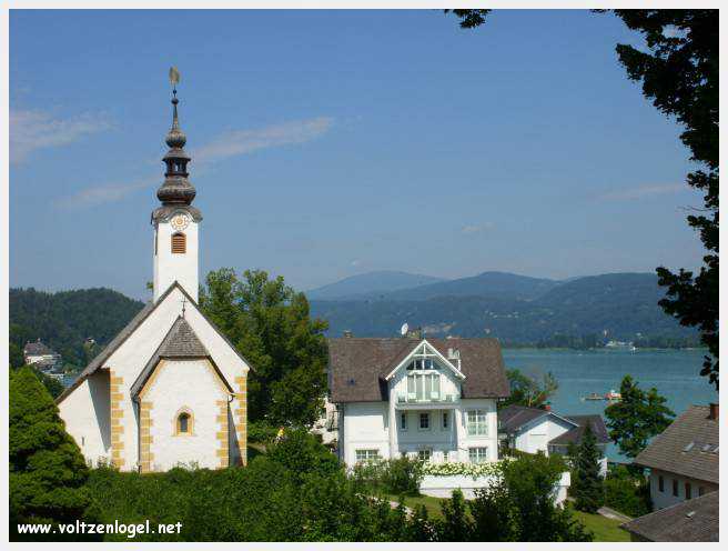 Église de pèlerinage Maria-Wörth, emblème historique de la Carinthie.