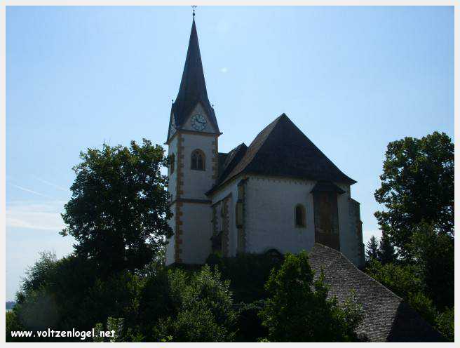 Église de pèlerinage Maria-Wörth, emblème historique de la Carinthie.
