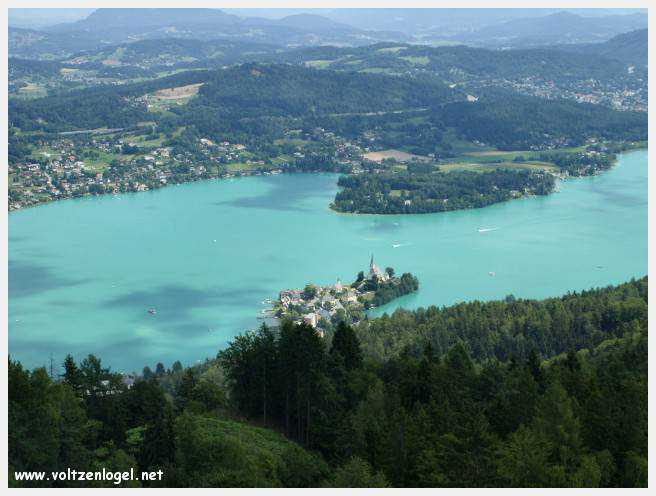 Église de pèlerinage Maria-Wörth, emblème historique de la Carinthie.
