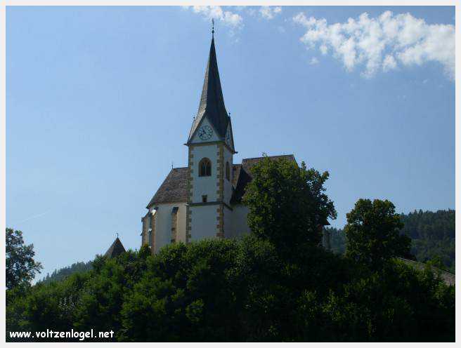 Église de pèlerinage Maria-Wörth, emblème historique de la Carinthie.