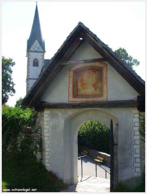 Église de pèlerinage Maria-Wörth, emblème historique de la Carinthie.