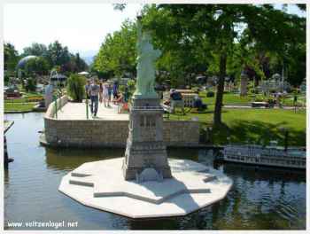 Klagenfurt Minimundus, la statue de la Liberté de New York, le petit monde du Wörthersee