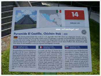 Klagenfurt Minimundus, le petit monde du Wörthersee, La Pyramide El Castillo à Chichén Itzá
