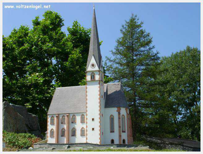 Klagenfurt Monuments Miniatures. L'Eglise de Heiligenblut, la Province de Carinthie en Autriche