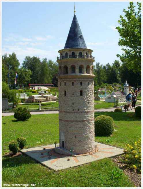 Klagenfurt Monuments Miniatures. La Tour de Galata à Istanbul en Turquie