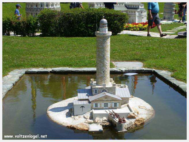 Klagenfurt Monuments Miniatures. Le phare Porer à Istrie en Croathie