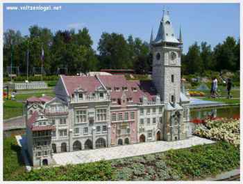 Klagenfurt Monuments Miniatures. L'Hôtel de Ville de Prague en République Tchèque