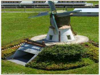 Klagenfurt Monuments Miniatures. Moulin à vent en Belgique