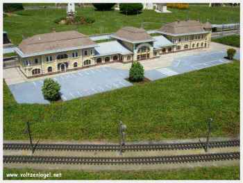Klagenfurt Monuments Miniatures. La Gare de Spittal en Autriche, Bahnhof Spittal-Millstättersee