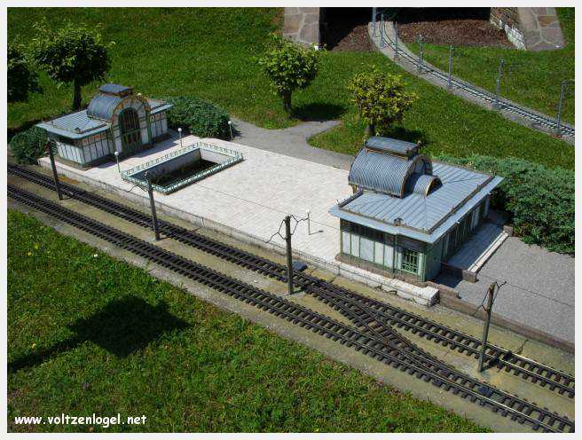 Klagenfurt Monuments Miniatures. La Station de Métro Karlsplatz à Vienne en Autriche