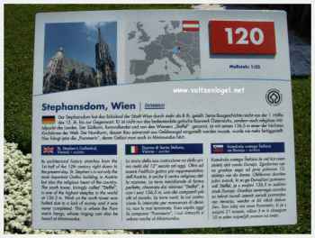 Klagenfurt Minimundus Europa-Park. Le Stephansdom, la cathédrale Saint-Etienne