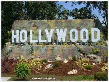 Klagenfurt Monuments Miniatures. Hollywood les célèbres lettres géantes