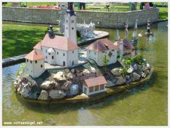 Klagenfurt Monuments Miniatures. L'île du lac de Bled en Slovénie