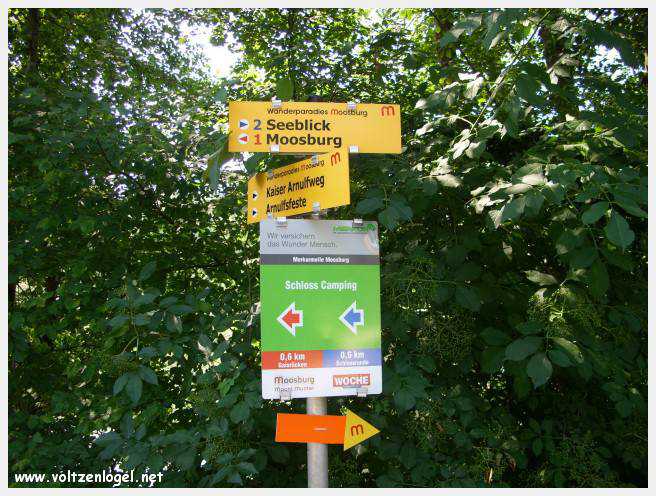 Château de Moosburg illuminé près du lac - destination autrichienne captivante