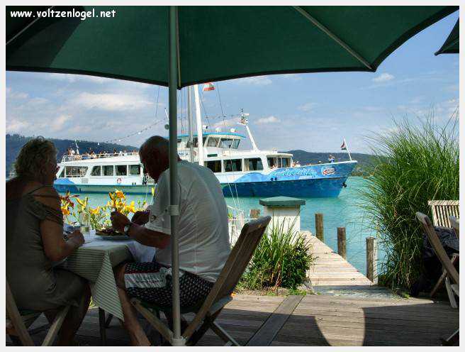 Vue panoramique du lac Wörthersee, une oasis naturelle au cœur de Reifnitz.