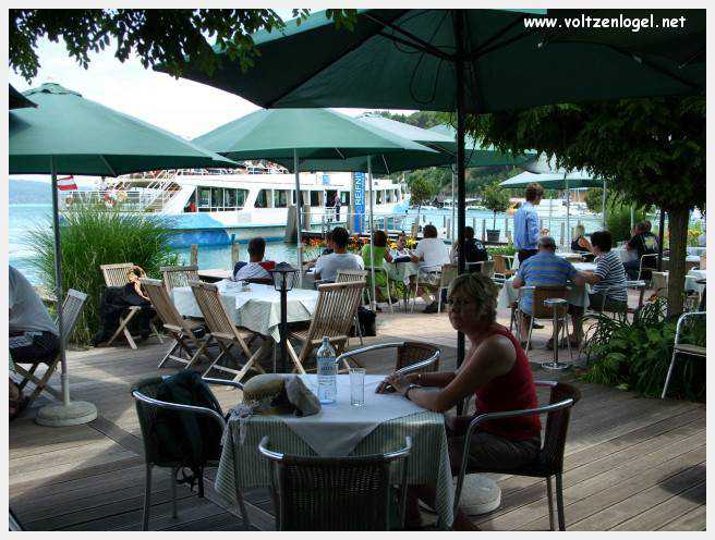 Vue panoramique du lac Wörthersee, une oasis naturelle au cœur de Reifnitz.