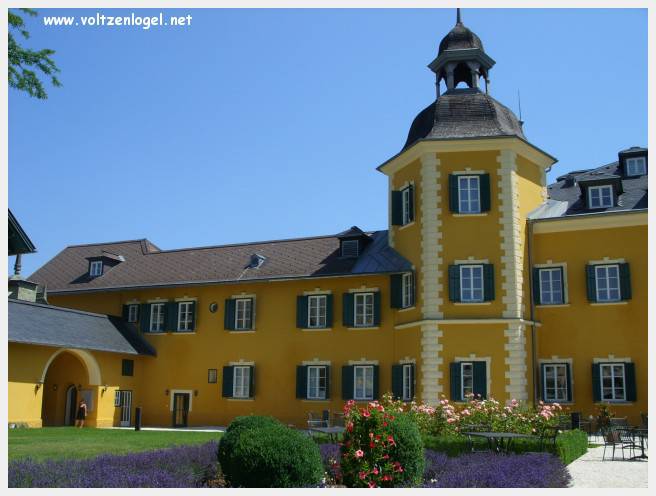 Velden Wörthersee. Le meilleur de Velden, le jardin du chateau, Schloss Velden am Wörthersee