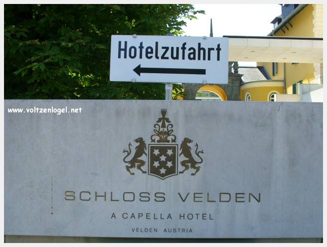 Velden Wörthersee. Le meilleur de Velden, Schloss Velden A Capella Hotel au lac de Woerth en Carinthie