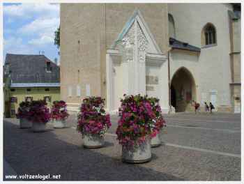 Faak am See Carinthie. Les sites touristiques de Villach, le Parvis de l'église