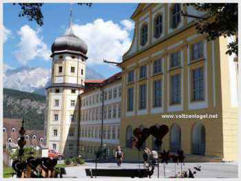Évolution baroque de l'abbaye de Stams, Tyrol