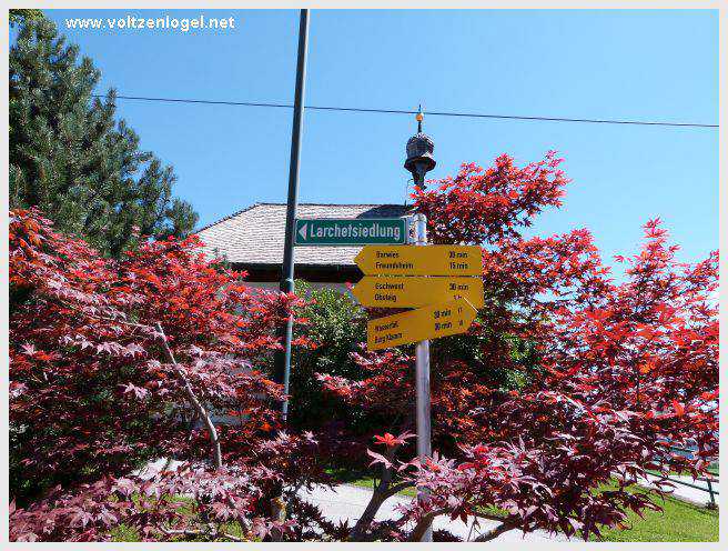 Sentier du Klammweg offrant une vue sur la gorge du château à Mieming.