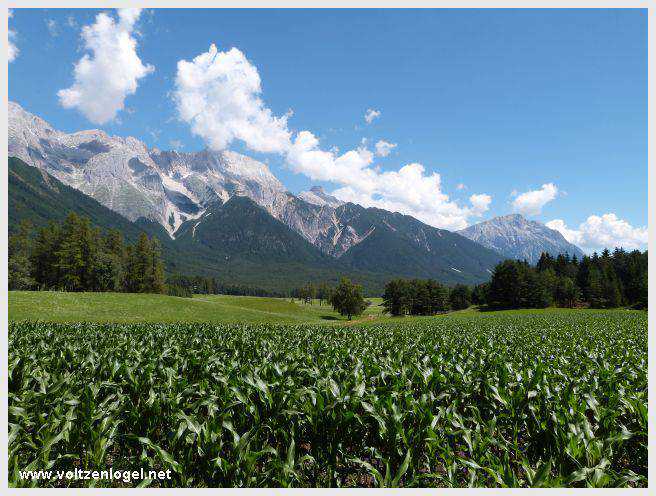 Sentier du Klammweg offrant une vue sur la gorge du château à Mieming.