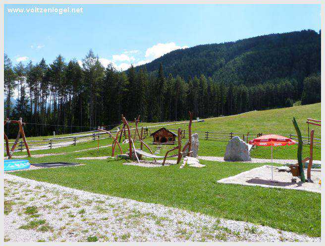 Vue panoramique depuis la ferme auberge Marienbergalm, Obsteig, Alpes du Tyrol