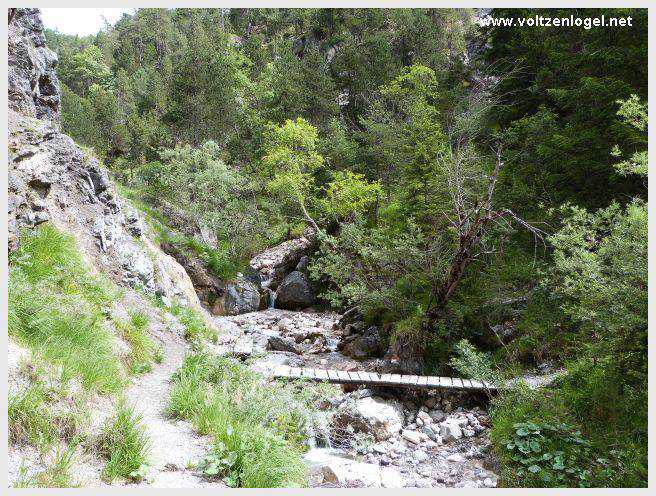 Pont Suspendu et Gorges du Strassberg à Mieming