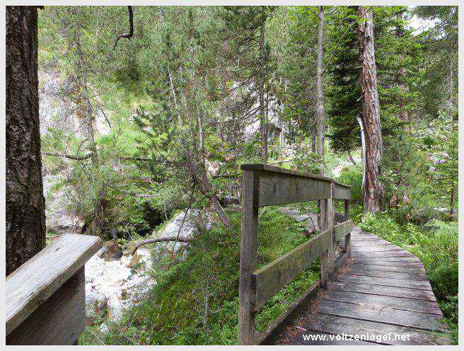 Pont Suspendu et Gorges du Strassberg à Mieming